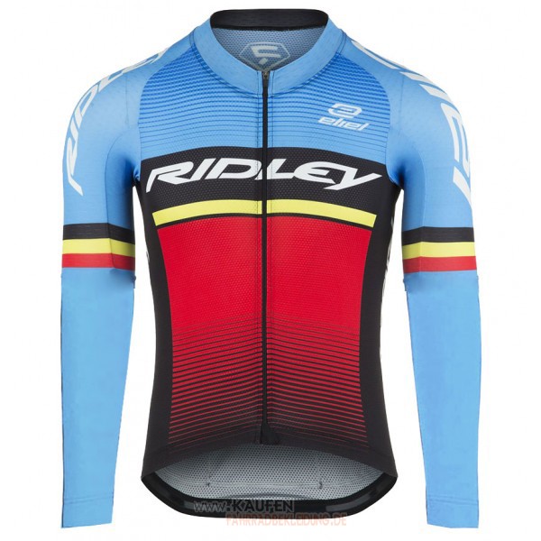 Ridley Rincon Langarmtrikot 2017 Und Lange Tragerhose Rot Und Blau